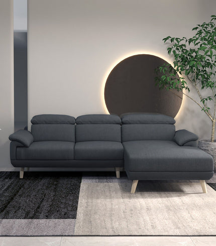 Fabric Grey Corner Sofas