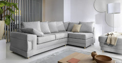 Piper Grey Corner Sofa – Right Hand