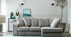Kash Grey Corner Sofa – Right Hand