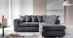 Cutiss Grey Corner Sofa – Right Hand