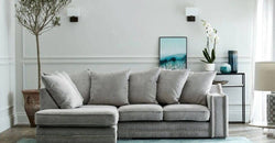Kash Grey Corner Sofa – Left Hand