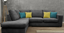 Moana Grey Corner Sofa Bed – Left Hand