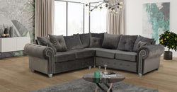 Cutrer Grey Corner Sofa – Reversible