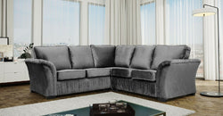 Bria Grey Corner Sofa – Reversible